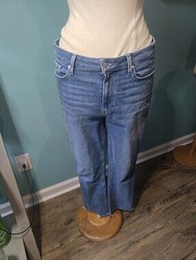 Paige Raw Hemline Cindy Music Distressed Jeans